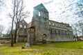 Monastery ruins in Paulinzella in Thuringia Royalty Free Stock Photo