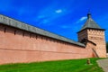 Monastery of Saint Euthymius wall in Suzdal, Russia Royalty Free Stock Photo