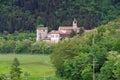 Monastery of San Pietro in Lamosa on the Iseo lake Royalty Free Stock Photo