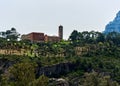Monastery Sant Benet de Montserrat. Catalonia Royalty Free Stock Photo