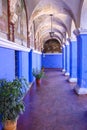 Monastery hallway passage