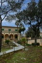 Monastery Santuari de Cura on Puig de Randa Royalty Free Stock Photo