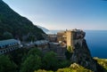 The monastery of Simonopetra Royalty Free Stock Photo