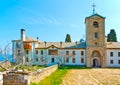 The monastery of Skiti Prodromou Royalty Free Stock Photo