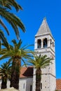 Monastery of St. Dominic under blue bright sky in Trogir Royalty Free Stock Photo