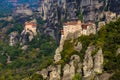 Monastery of St. Nicholas Anapausas-Meteora,Greece Royalty Free Stock Photo