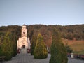 Monastery of St. Petka with a miraculous sacred stone in Serbia Royalty Free Stock Photo