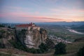 Monastery of St. Stefanis in Meteora, Greece Royalty Free Stock Photo
