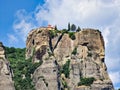 Monastery of St. Stephen or Iera Moni Agiou Stefanou in Meteora, Kalambaka, Greece. UNESCO World Heritage site