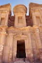Monastery Petra Royalty Free Stock Photo