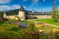 Monastery in Sucevita, Romania Royalty Free Stock Photo