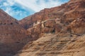 The Monastery of the Temptation in Jericho, Palestine Royalty Free Stock Photo