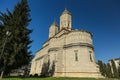 Monastery of the Three Hierarchs Trei Ierarhi Monastery - landmark attraction in Iasi, Romania.