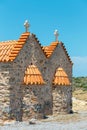 Monastery of Toplou near Vai beach, Crete Royalty Free Stock Photo