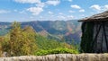 Monastery view mountaintops balkans