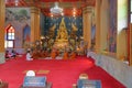 Lord Buddha idol, Thai monastery, bodh gaya, India.