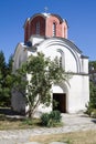 The church of the King in the orthodox monastery Studenica in Serbia