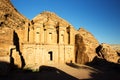 The Monastery (El Dayr) in Petra Ancient City in a Golden Sun