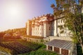 Monastery of Xeropotamos on Holy mountain Athos. Royalty Free Stock Photo