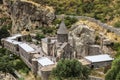 The monastic complex of Geghard, Kotayk region, Armenia Royalty Free Stock Photo