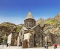 The monastic complex of Geghard, Kotayk region, Royalty Free Stock Photo
