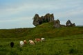 Monastic Ruin at Clonmacnoise Ireland