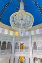 Chandelier in the Bourguiba Mausoleum in Monastir Royalty Free Stock Photo