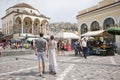 Monastiraki Square in Athens, Greece Royalty Free Stock Photo