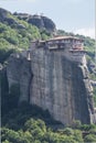 Monastries Meteora Mountains Royalty Free Stock Photo