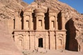 The Monastry, great holy monument digged in the stone, Petra, Jordan