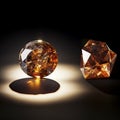 Monazite gemstone is a small, brownish crystal with a earthy glow. Its color like a warm, tawny hue