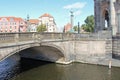 Monbijou bridge and river spree - berlin - germany