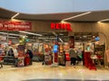 View on store front of Rewe city market in german shopping mall Royalty Free Stock Photo