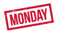 Monday rubber stamp Royalty Free Stock Photo