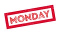 Monday rubber stamp Royalty Free Stock Photo