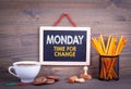 Monday time for change. Business Concept. Royalty Free Stock Photo