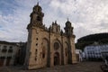 Mondonedo catholic cathedral view in Galicia Royalty Free Stock Photo