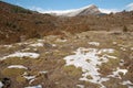 Mondoto peak from Vio in the Pyrenees. Royalty Free Stock Photo