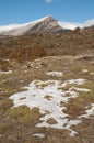 Mondoto peak from Vio in the Pyrenees. Royalty Free Stock Photo