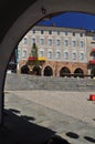 Mondovi, Cuneo, piazza Maggiore - central square Royalty Free Stock Photo