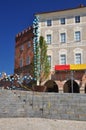 Mondovi, Cuneo, piazza Maggiore - central square Royalty Free Stock Photo