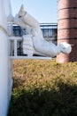 Mondrian monument, called \'Always Boogie Woogie\' in Winterwsijk, the Netherlands