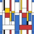 Mondrian style texture