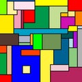 Mondrian texture