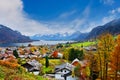 Mondsee lake in Austria Royalty Free Stock Photo