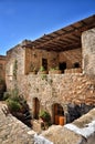 Monemvasia is located in Laconia, Peloponnese, Greece, on a small island