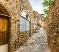 Monemvasia is a town and a municipality in Laconia Royalty Free Stock Photo