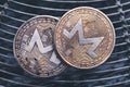 Monero crypto currency silver coin