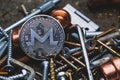 Monero crypto currency silver coin