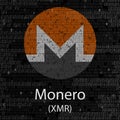 Monero cryptocurrency background